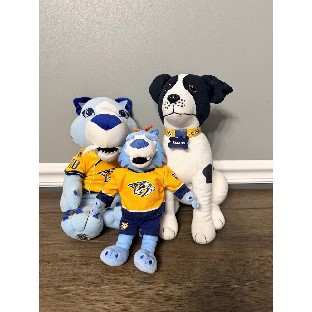 Nashville Predators NHL‎ Mascot Bundle Plush Set of 3